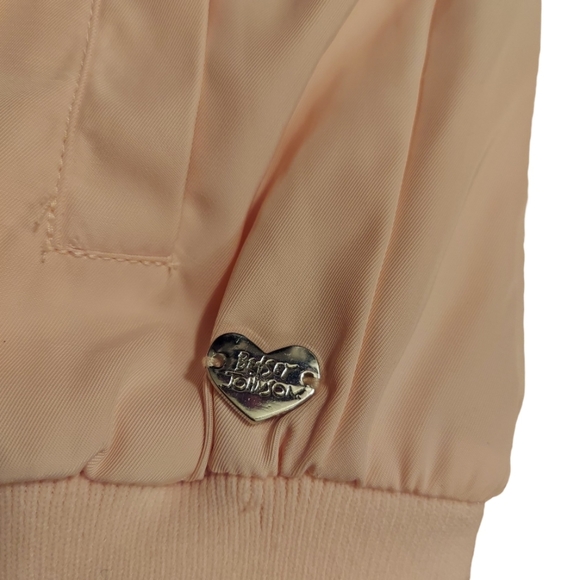 Betsey Johnson Performance Side Stripe Bomber Jacket - Picture 10 of 15